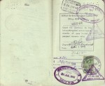 Pages 10 & 11 of 1948 Passport