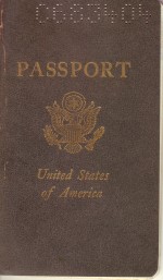 Cover of Laura's 1972 Passport